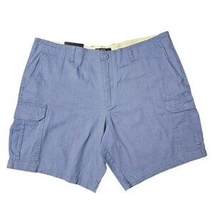 NWT Regal Exchange Men’s 44 - 46 Blue Cargo Shorts Cotton Stretch